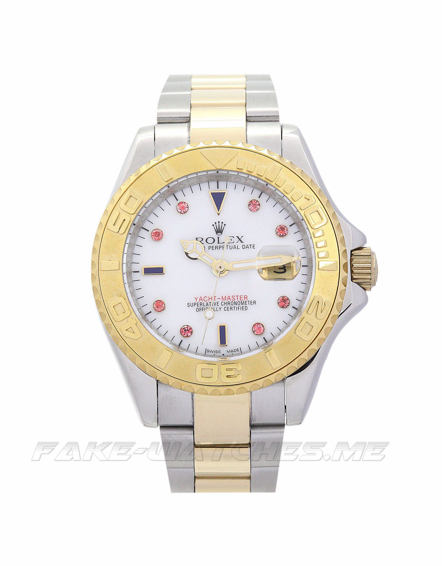 Rolex Yacht Master Red Diamond and Mens Automatic 16623